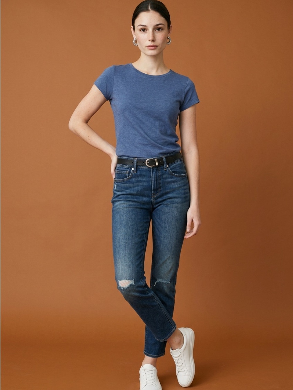 Whbm the Sculpt Crop Straight Crop